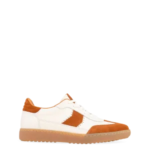 Amakihi Ecru & Camel Leather Sneakers