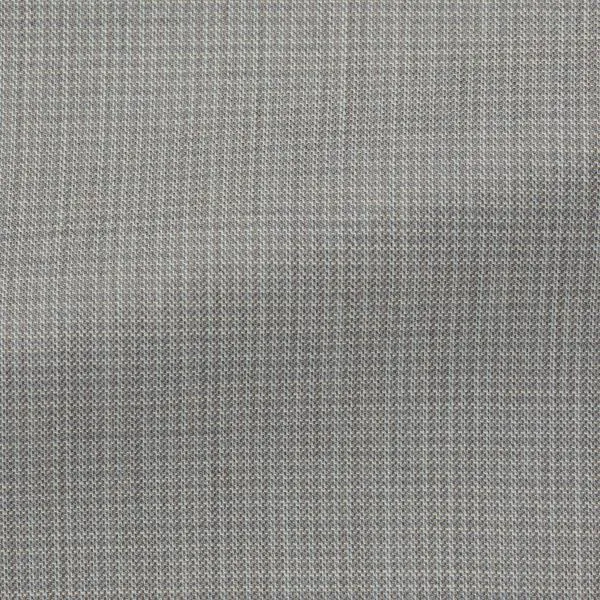 Angelico 365 Doppio Ritoto S130 Merino Wool Taupe with Tonal Micro Check