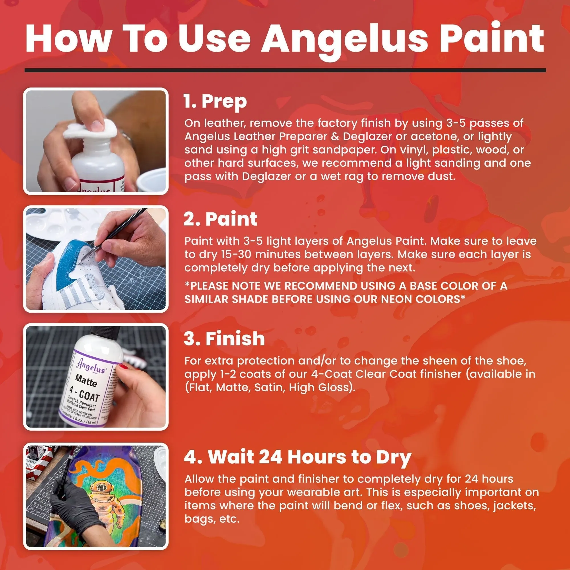 Angelus Neon Jamaican Joy Paint