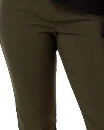 Ankle Slit Pull On Pant In Olive | Olive