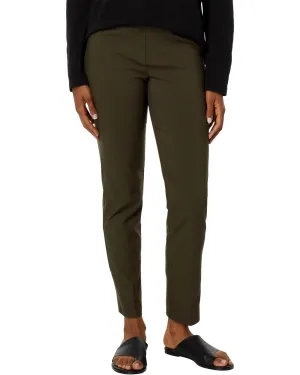Ankle Slit Pull On Pant In Olive | Olive