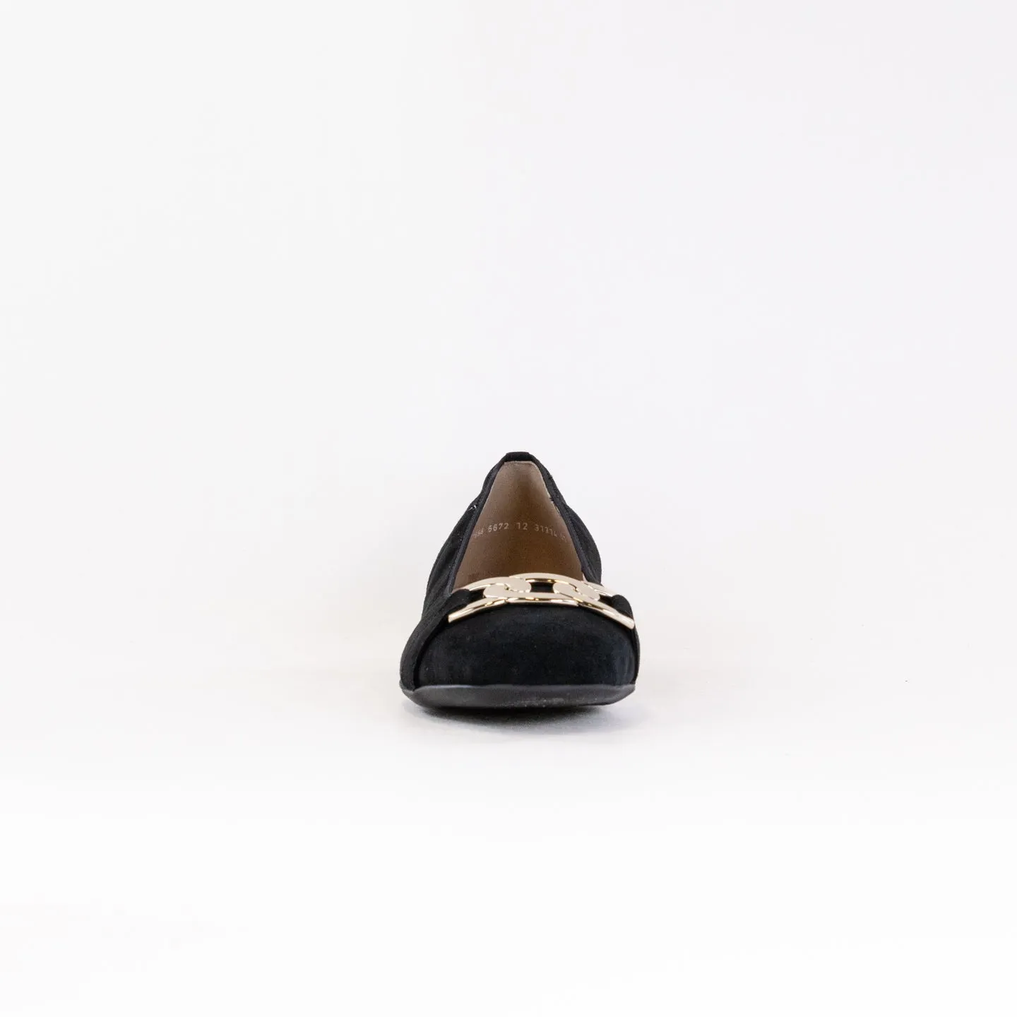 Ara Sky Flat (Women's) - Black Suede