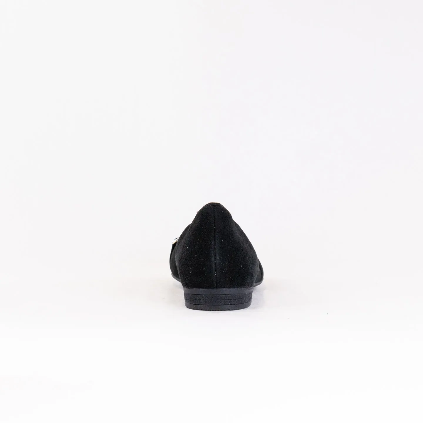 Ara Sky Flat (Women's) - Black Suede