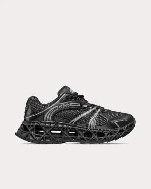 B35 NXXT Black Technical Fabric and Black Technical Mesh Low Top Sneakers