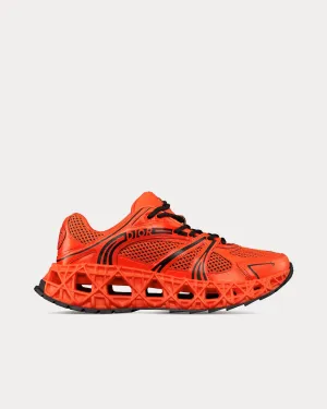 B35 NXXT Vermilion Red Technical Fabric and Vermilion Red Technical Mesh Low Top Sneakers