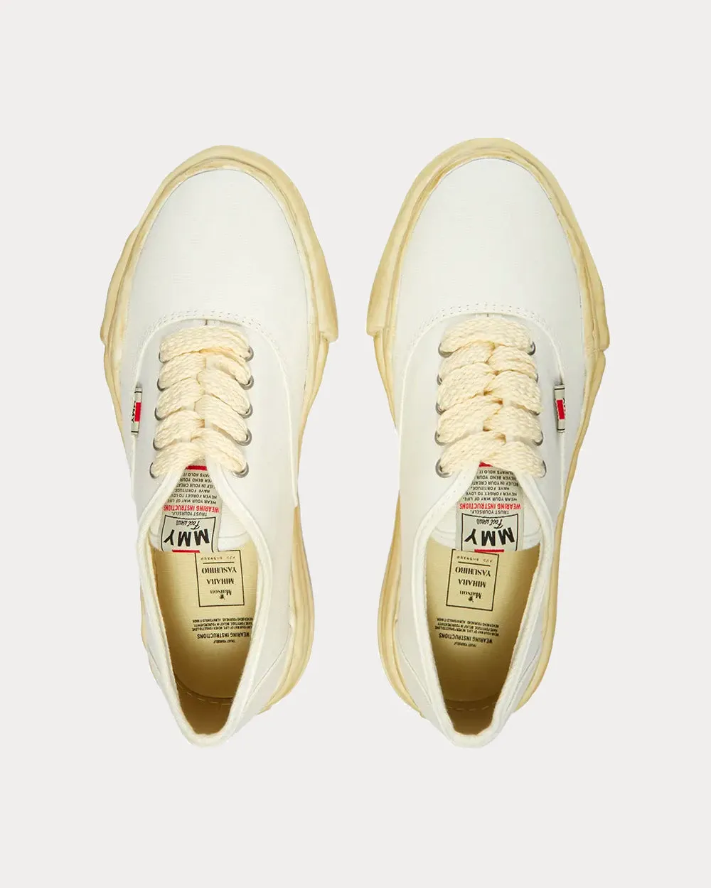 Baker Original Canvas White Low Top Sneakers