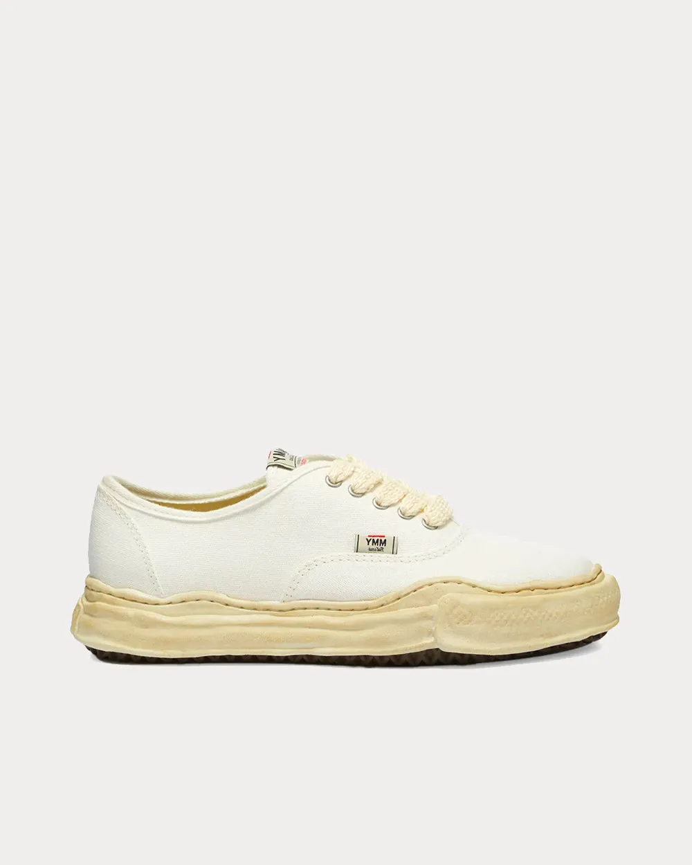 Baker Original Canvas White Low Top Sneakers