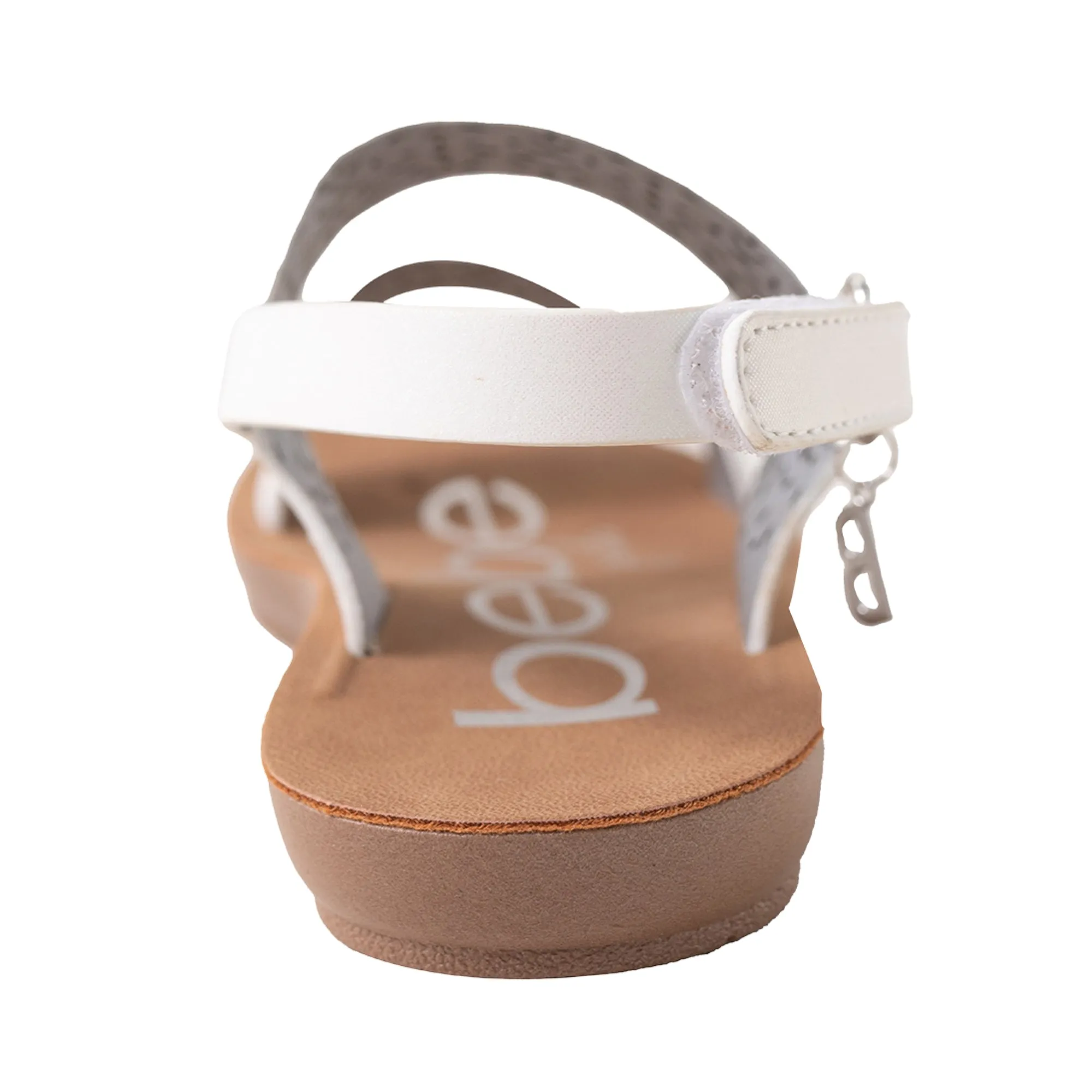 bebe Girls' Sandals - Kids' Open Toe Summer Shoes, Perfect Flat Sandals for Girls (Little Girl/Big Girl)