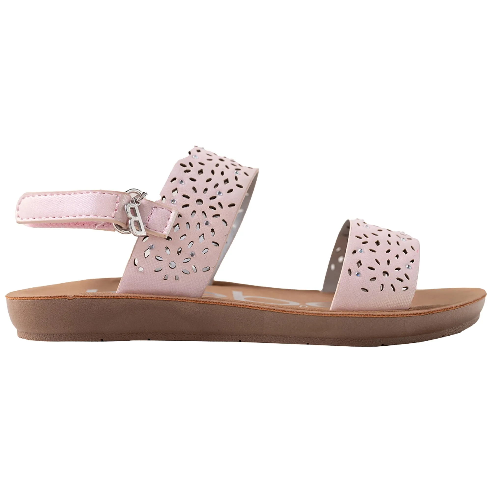bebe Girls' Sandals - Kids' Open Toe Summer Shoes, Perfect Flat Sandals for Girls (Little Girl/Big Girl)