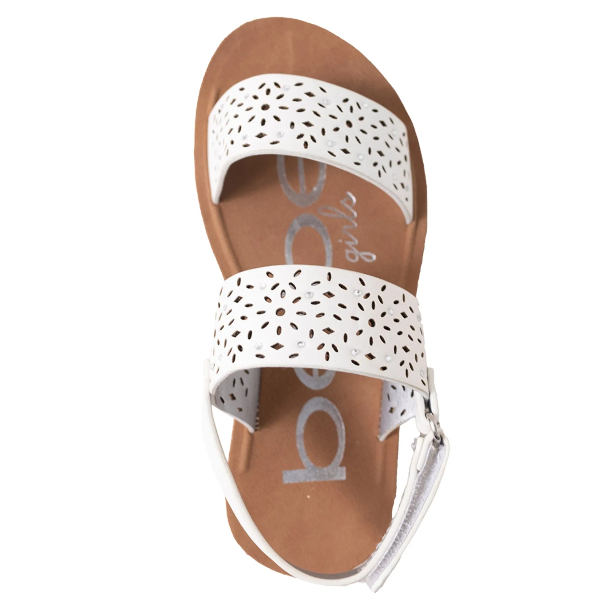 bebe Girls' Sandals - Kids' Open Toe Summer Shoes, Perfect Flat Sandals for Girls (Little Girl/Big Girl)