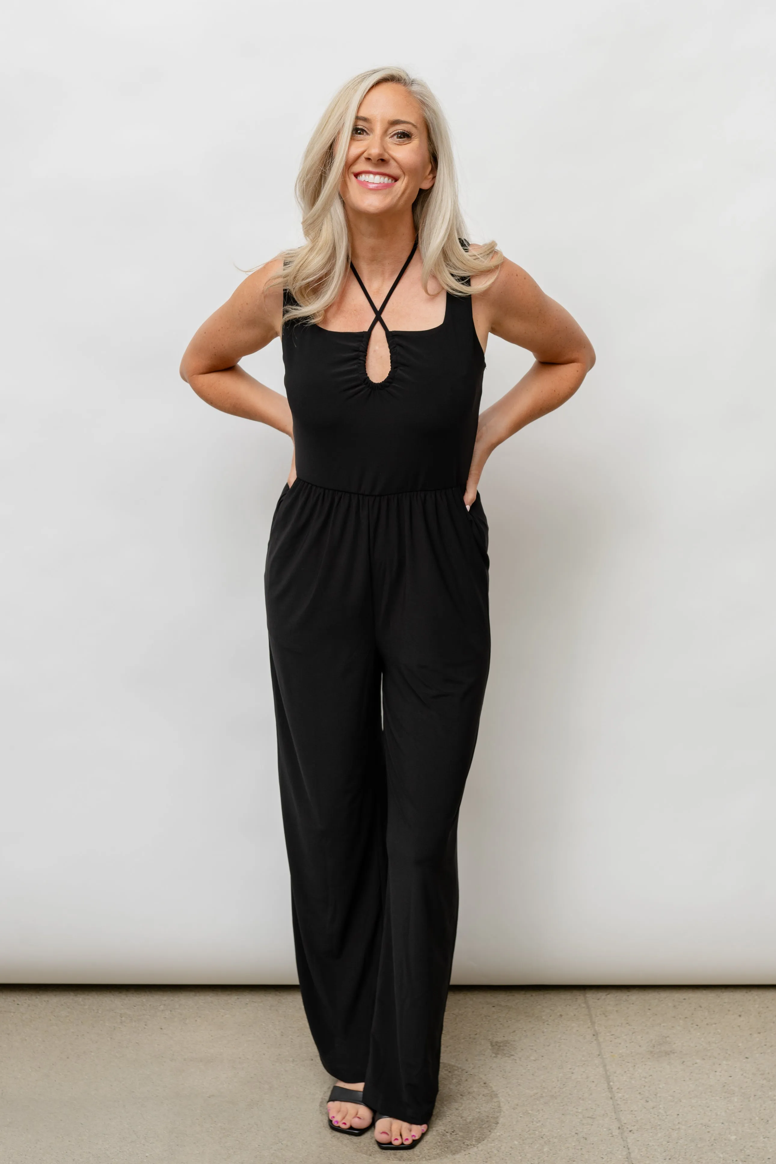 Bella Halter Neck Jumpsuit