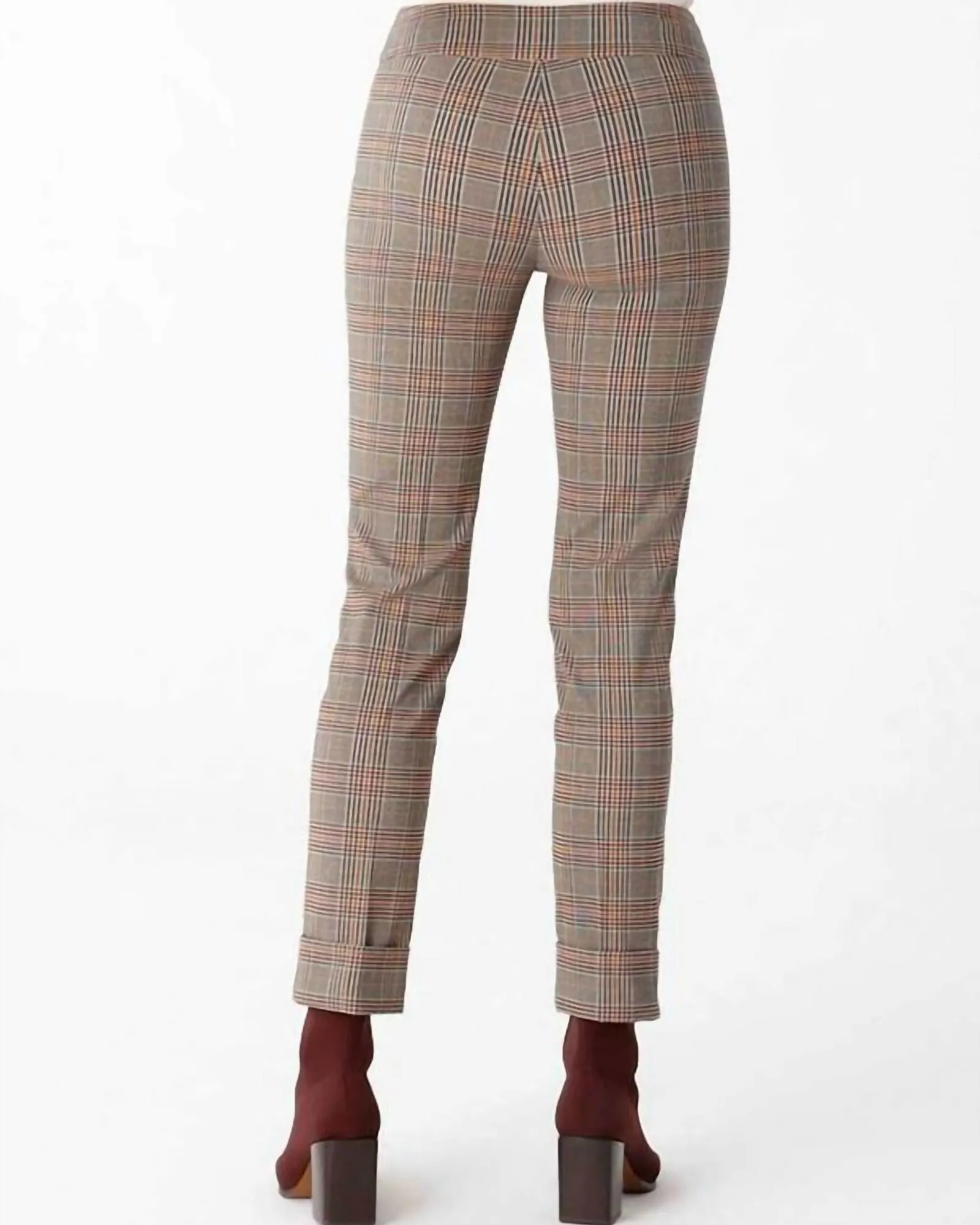 Belllamy Plaid Pant In Plaid Brown | Plaid Brown