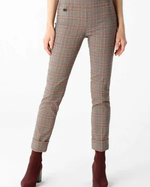 Belllamy Plaid Pant In Plaid Brown | Plaid Brown