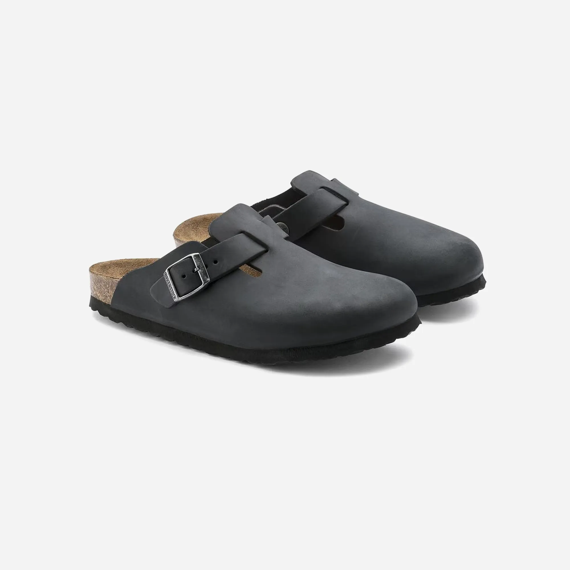 Birkenstock Boston NU Oiled Black