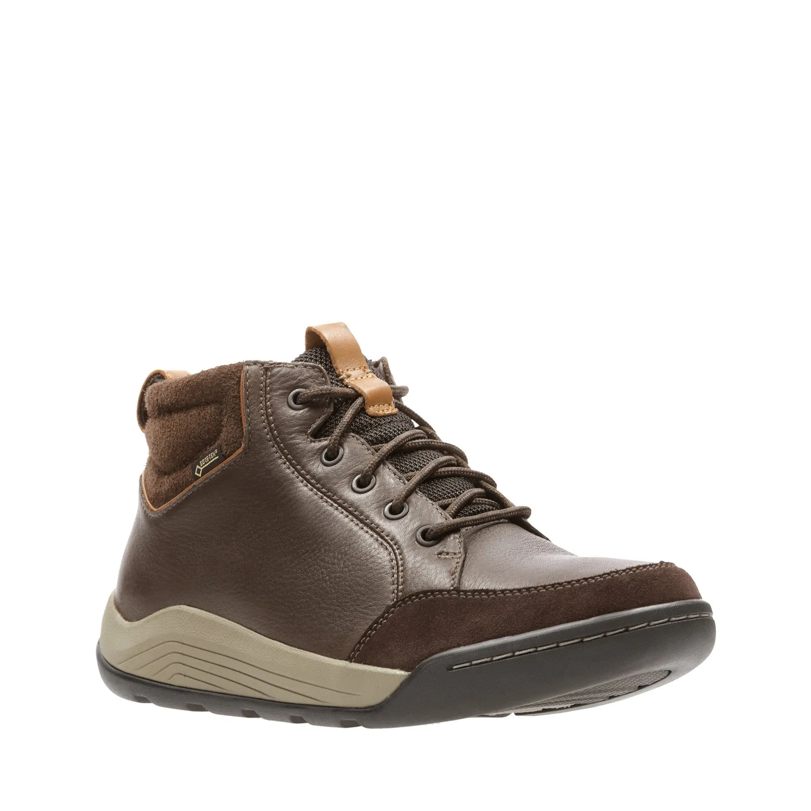 Clarks Originals Ashcombe Mid Gtx Men's Brown Leather Casual Dress Boots 26135409