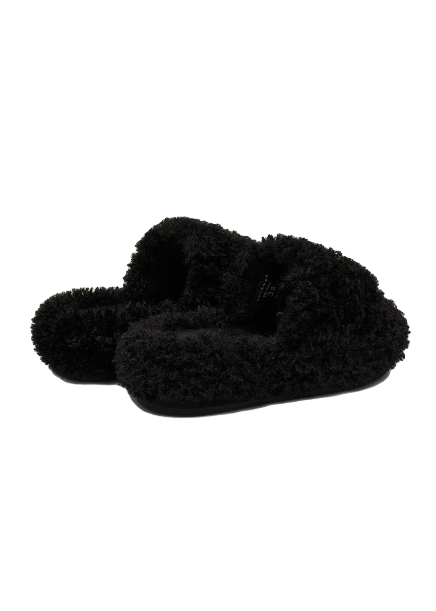 Compass Velvet Furry Slipper