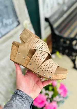 Corkys Wedge Sandals | Guilty Pleasure | Gold