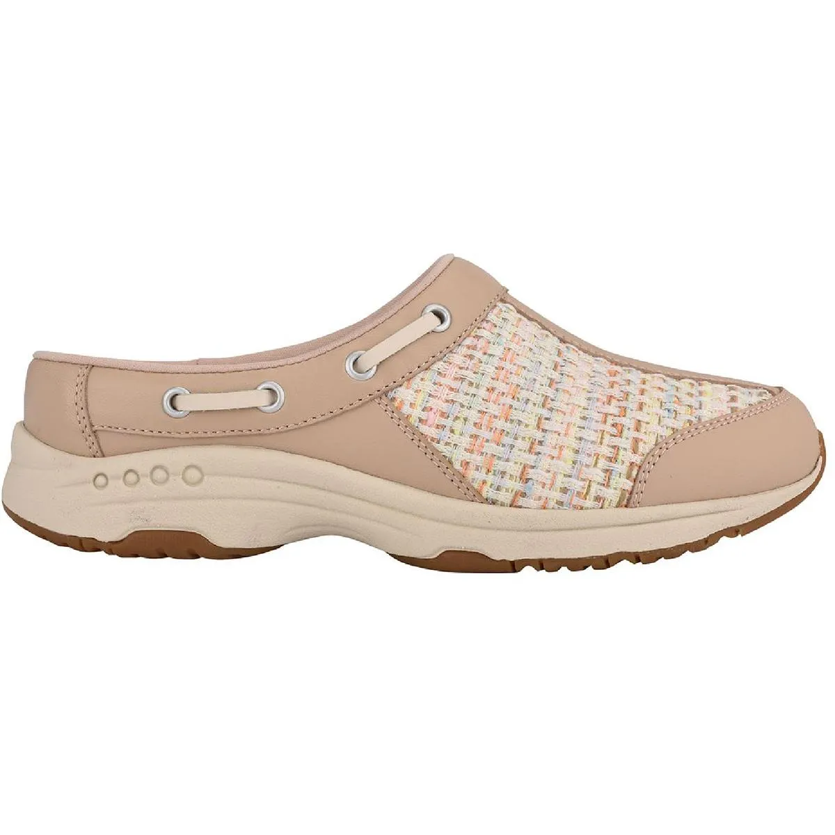 Easy Spirit Womens Travel Port 96 Leather Slip On Mules