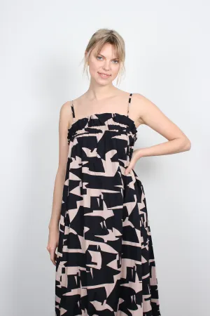 Essentiel Antwerp Bokchoy cotton maxi dress
