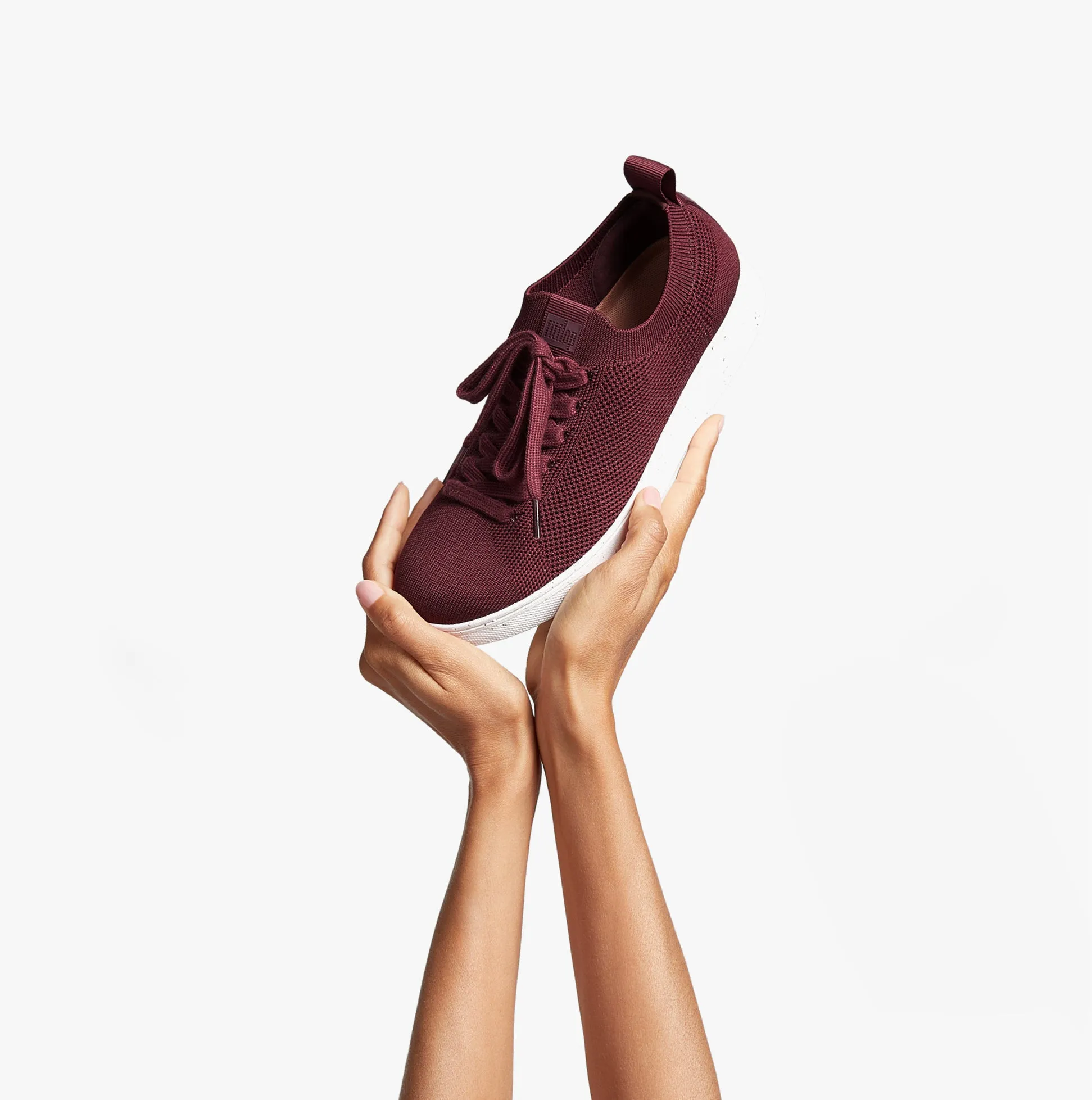 FB6-A01 RALLY e01 MULTI-KNIT Ladies Trainers Plummy