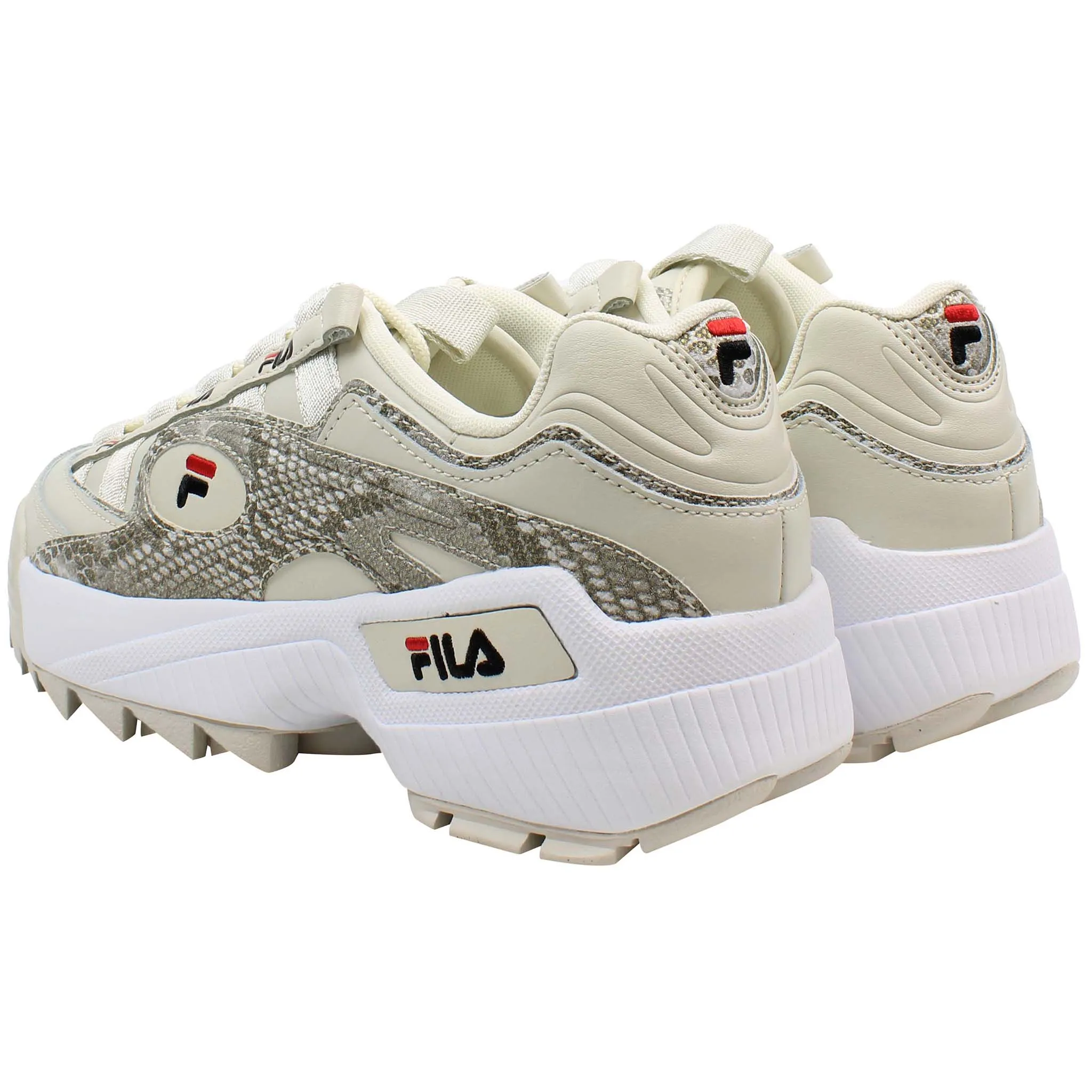 Fila D-Formation A Womens Beige Trainers