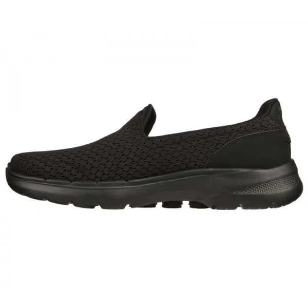 GO WALK 6-SEA COAST Ladies Slip-On Trainers Black