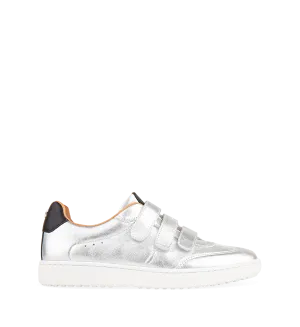 Grandala Silver Leather Sneakers
