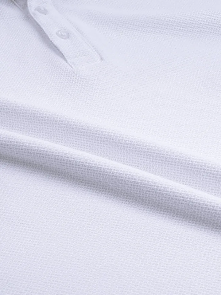 Jacquard Knitted Polo T-shirt - Stallion