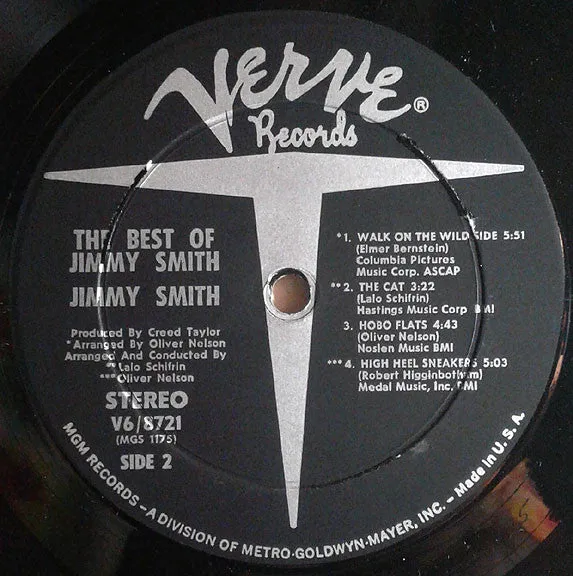 Jimmy Smith - The Best Of Jimmy Smith - LP