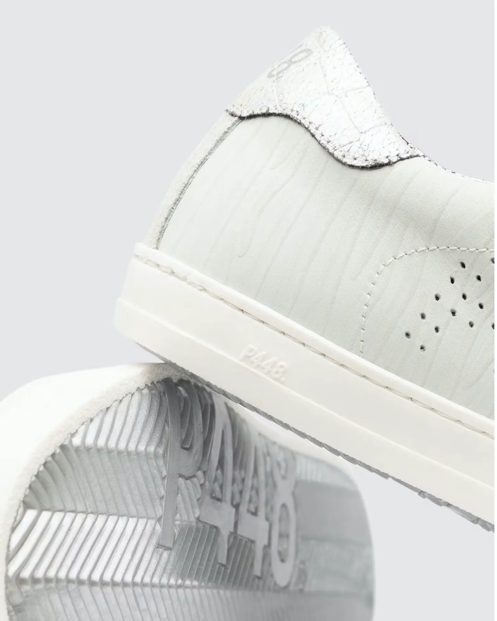 John Sneaker in White Zebra
