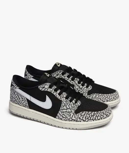 Jordan 1 Retro Low OG 'Black Cement'