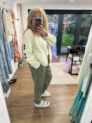 Kazilia Lightweight Cargo Trouser - Sizes 6-16 - Kaffe