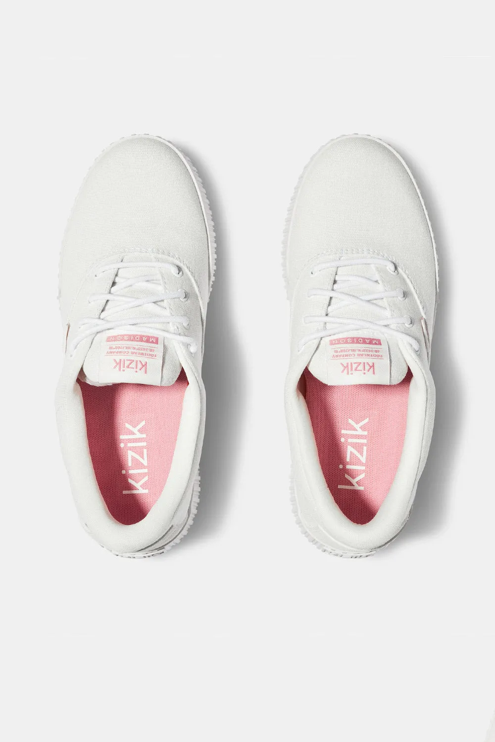 Kizik Madison Sneakers for Women in White | WMAD2501-WHITE