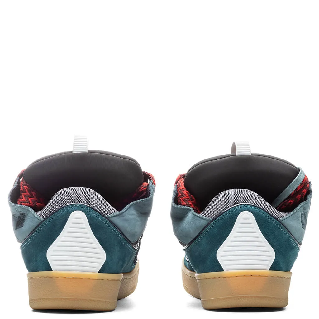 Lanvin Anthracite Curb Sneakers