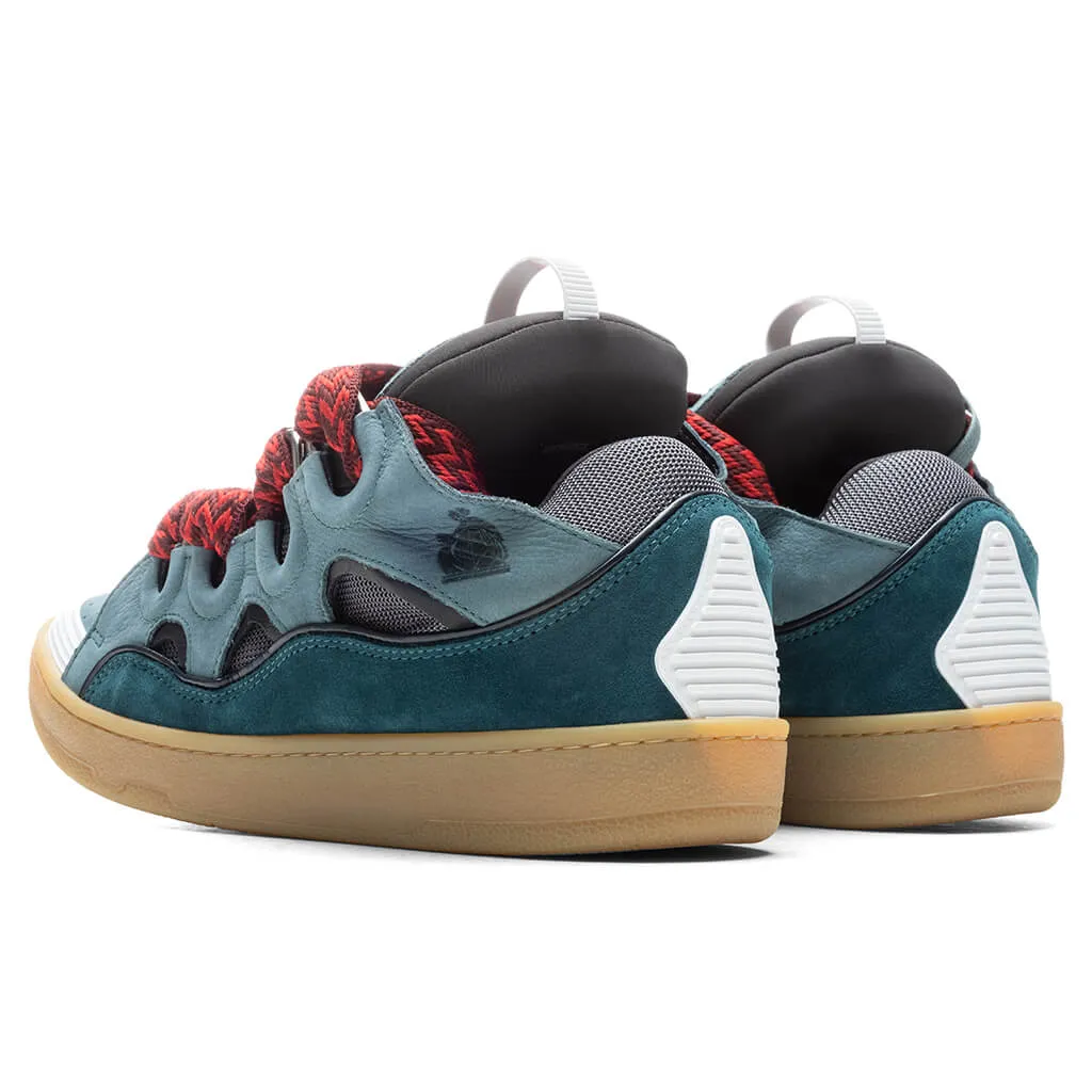 Lanvin Anthracite Curb Sneakers