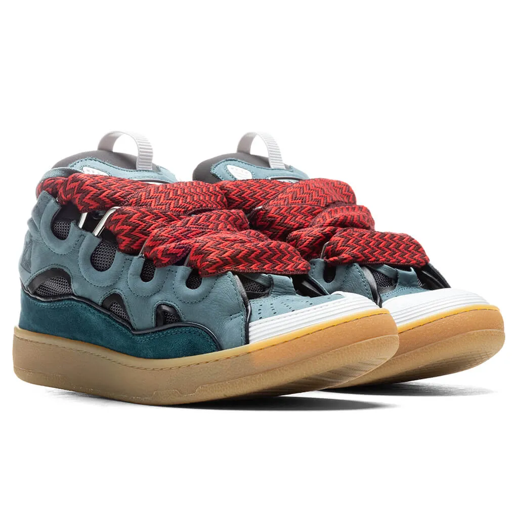 Lanvin Anthracite Curb Sneakers