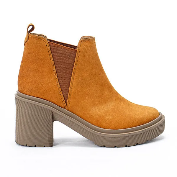 Leather Heeled Ankle Boots