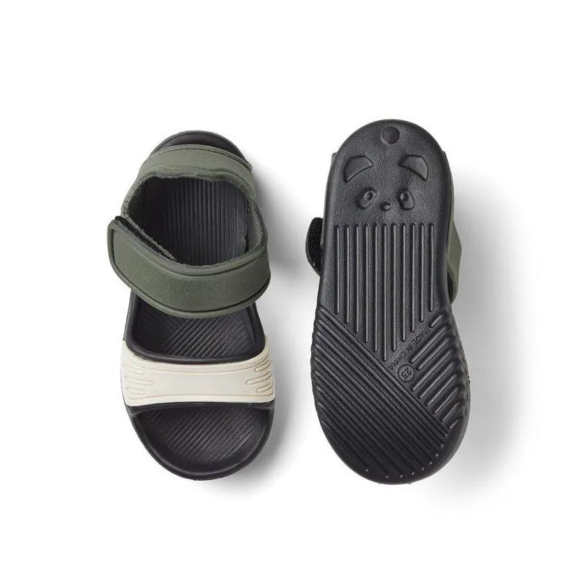 Liewood Blumer Sandals in Hunter / Black