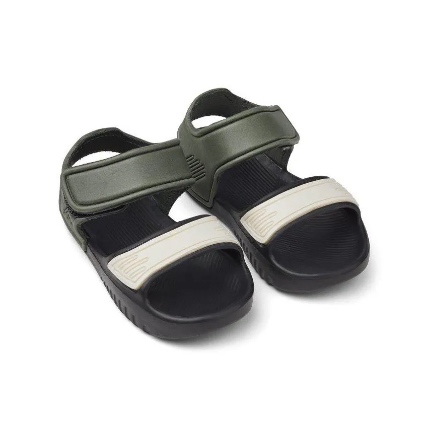 Liewood Blumer Sandals in Hunter / Black