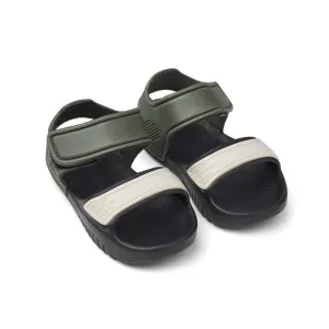 Liewood Blumer Sandals in Hunter / Black