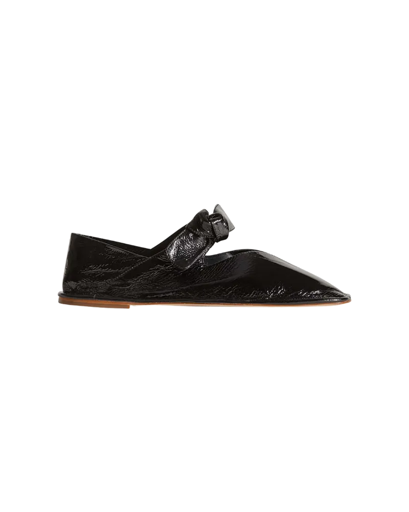Llasada Glossy Knot Ballerina Flats
