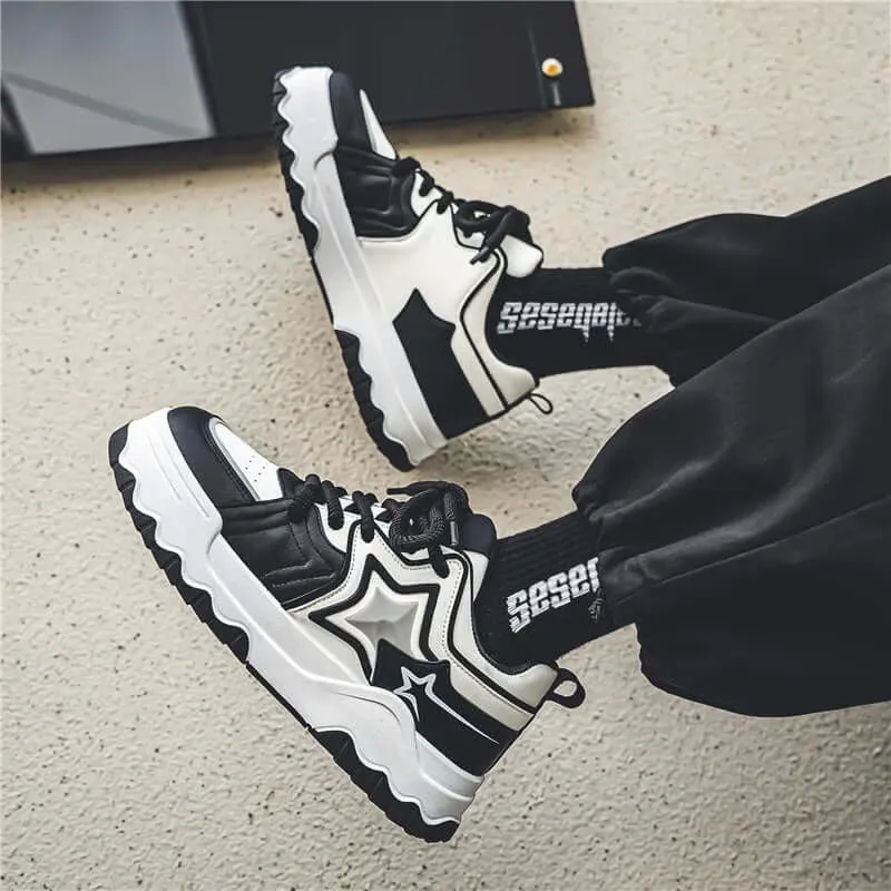 Men's Premium Leather Athletic Sneakers