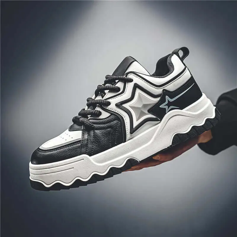 Men's Premium Leather Athletic Sneakers