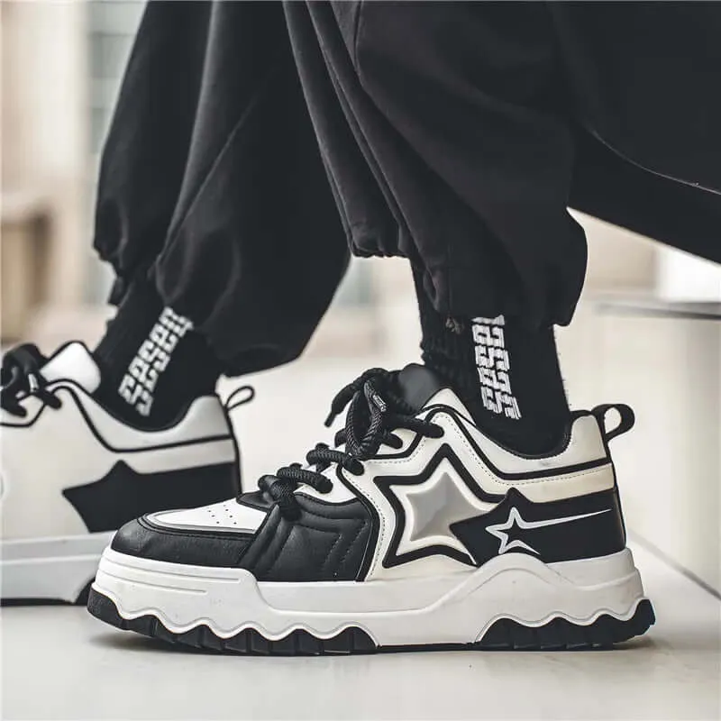 Men's Premium Leather Athletic Sneakers