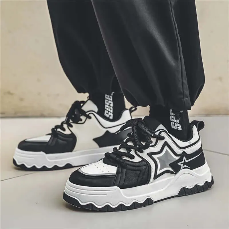 Men's Premium Leather Athletic Sneakers