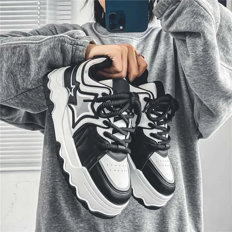 Men's Premium Leather Athletic Sneakers