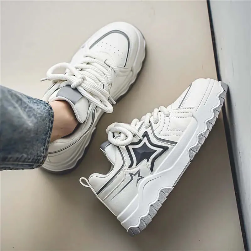 Men's Premium Leather Athletic Sneakers