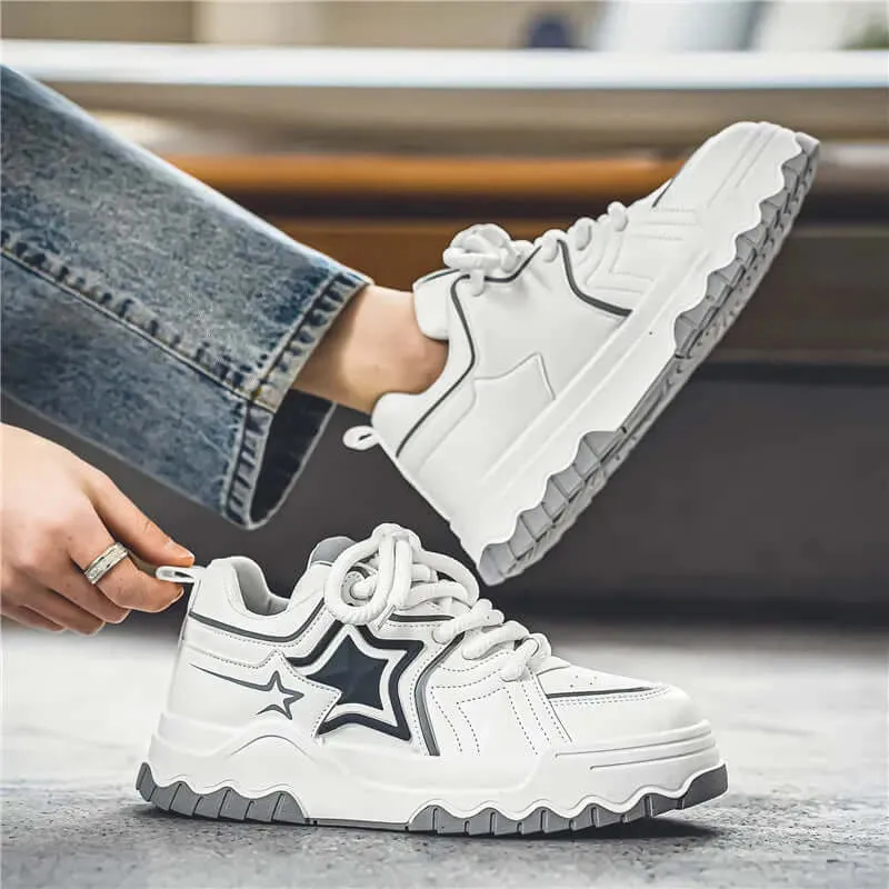 Men's Premium Leather Athletic Sneakers