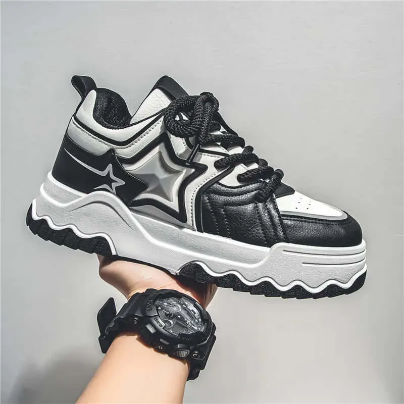Men's Premium Leather Athletic Sneakers