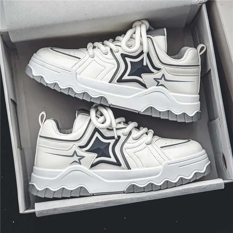 Men's Premium Leather Athletic Sneakers